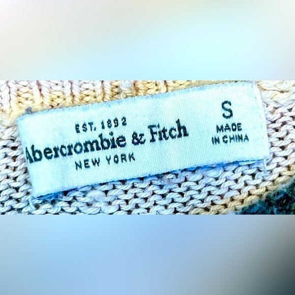 Abercrombie & Fitch Floral Boat Neck Long-Sleeved High-Low Sweater, S - Picture 10 of 15